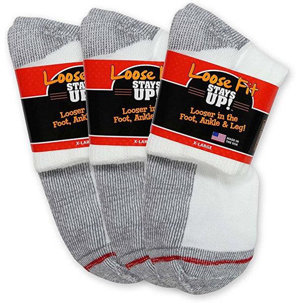 Extra Wide Loose Fit Athletic Crew Socks – Mr. Z's Big & Tall