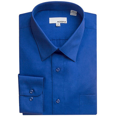 Modena Long Sleeve Dress Shirt - French Blue