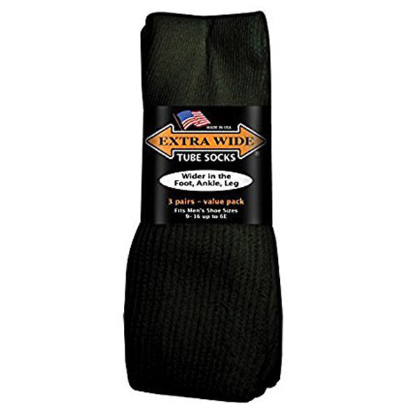 Extra Wide Loose Fit Quarter Socks – Mr. Z's Big & Tall