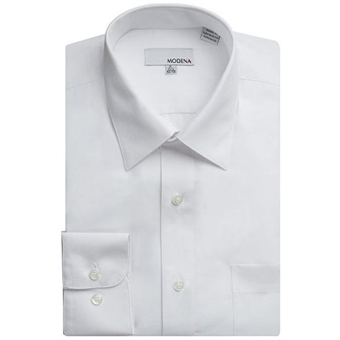 Modena Long Sleeve Dress Shirts - White
